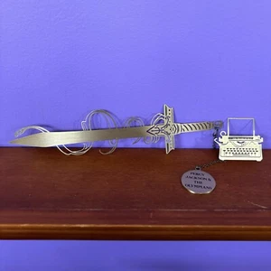 Bookish Box Metal Bookmark Daggermark Percy Jackson Riptide - Picture 1 of 1