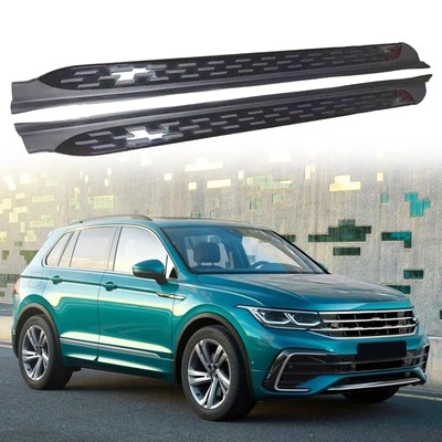 Barra Nerf de pedal lateral estribo compatible con Volkswagen VW Tiguan 2018-2024 Foto 1 de 4