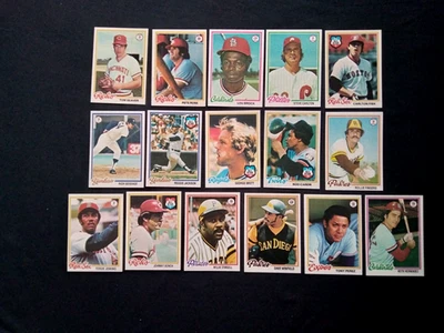 1978 Topps Jackson Brett Winfield Rose Brock Stargell Perez Baseball Lot 16 Nice - Image 1 of 4