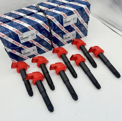 8X Bosch UF660 Ignition Coil For Porsche Cayenne Panamera 4.8L V8 Panamera 3.6L Foto 1 de 4