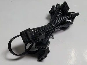 2x 6 Pin to 4 Molex Modular Power Supply Type 3 Cable RMx HX HXi - Picture 1 of 2