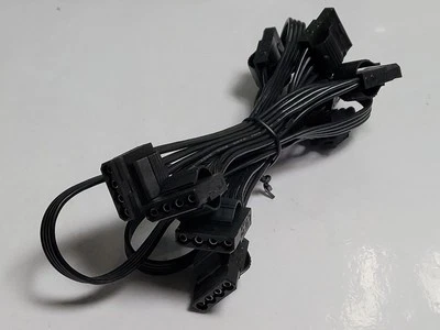 2x 6 Pin to 4 Molex Modular Power Supply Type 3 Cable RMx HX HXi - Image 1 of 2