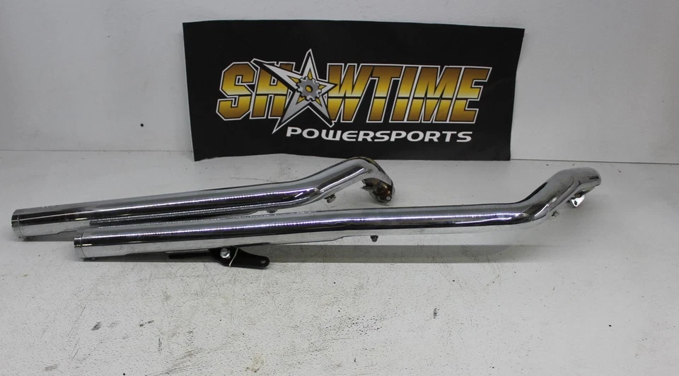 For Harley Davidson Softail Exhaust Cobra Straightshots Header Head Pipe - Image 1 of 4