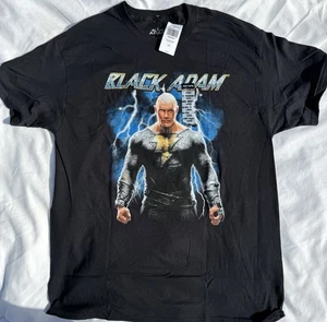 Schwarzes Adam Grafik T-Shirt Gr. L • DC Comics Superheld Film Tee Hot Topic - Bild 1 von 5