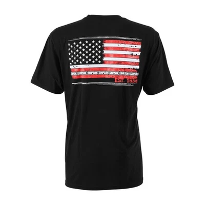 Camiseta bandeira dos EUA 44018Z Simpson Racing - Imagem 1 de 4