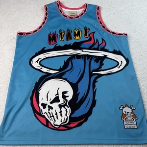 Maglia basket Lebron & D. Wade Miami Heat Reapers Of South Beach marca X 2XL - Foto 1 di 8