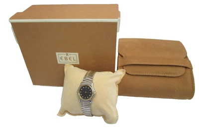 EBEL CLASSIC  SPORT    LADY  WAVE DIAMOND DIAL   2-TONE GOLD &STAINLES  STEEL - Image 1 of 4