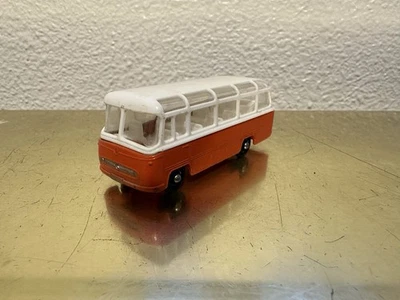 Matchbox Lesney No. 68 Mercedes Coach Bus Orange, 1960s Vintage - Image 1 of 4