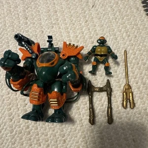 TMNT Muta Force Michaelangelo 1996 Exo Suit - Picture 1 of 6