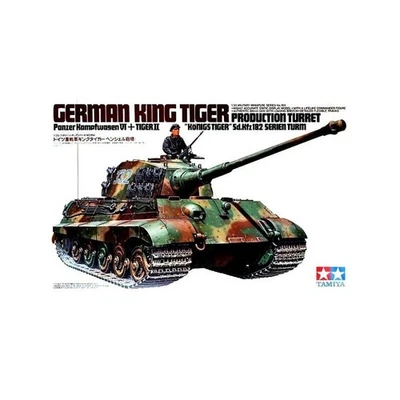 Modellino Carro Tedesco Tiger Sd.kfz. 182 Produzione Torretta TAMIYA 35164 1:3 - Immagine 1 di 3