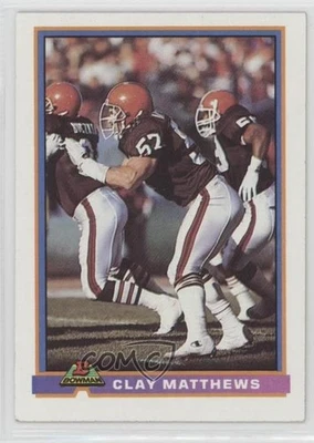 1991 Bowman Clay Matthews #95 - Image 1 of 2