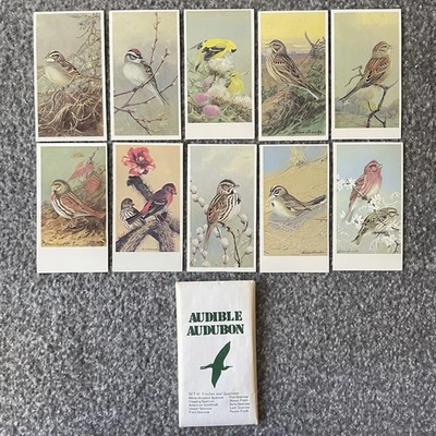 Microsonics MS-301 Microfonógrafo Audible Audubon Tarjetas Set H Pinzones COMPLETO Foto 1 de 4