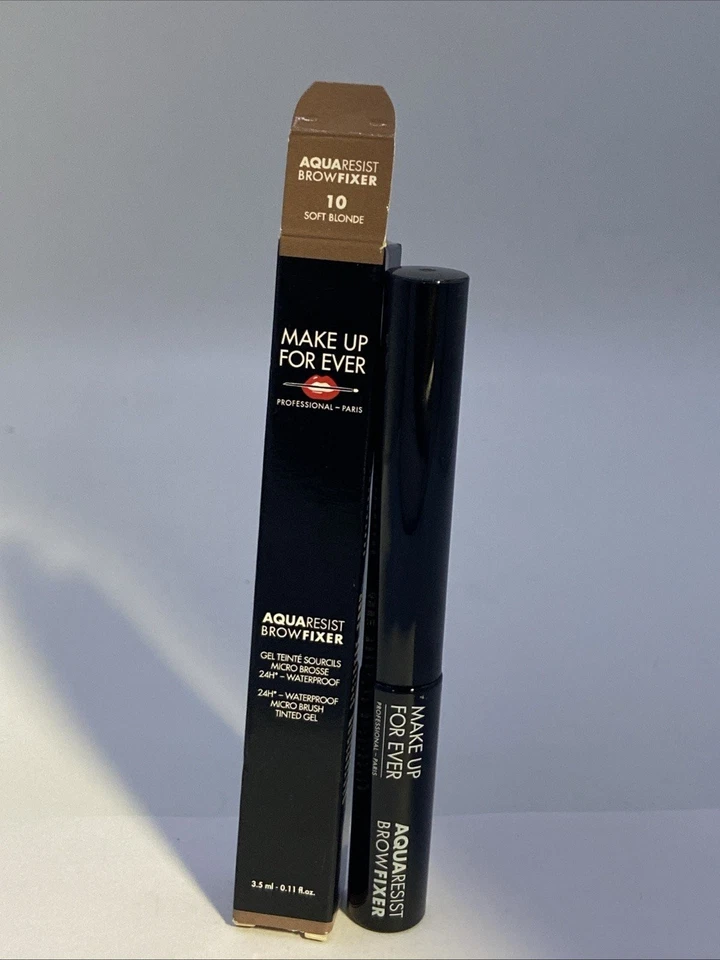 MAKE UP FOR EVER 10 SOFT BLONDE Aqua Resist Brow Fixer 3.5 mL - Image 1 of 1