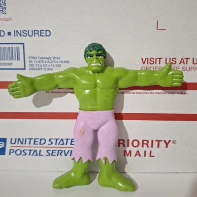 De colección Incredible Hulk Marvel Comics Just Toys 1989 Flexible Bend-Ems Bendie Foto 1 de 4
