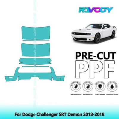 Kit PPF de protección de pintura precortada para Dodge Challenger SRT Demon 2018-2018 Foto 1 de 4
