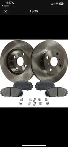 Front Brake Disc Rotor and Pad Kit For 2007-2018 Toyota Yaris 2012-2019 Prius C - Picture 1 of 10