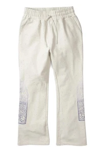 Who Decides War Rhinestone Sweatpants - White - Picture 1 of 6
