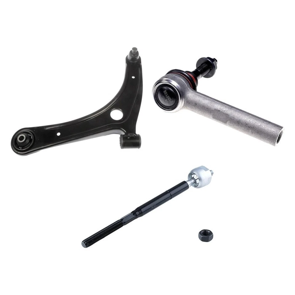 For Jeep Patriot 07-17 Control Arm with Ball Joint and Tie Rod End Kit Solutions Foto 1 de 1