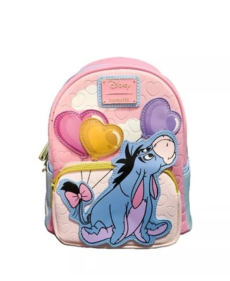 Mochila Loungefly Disney Eeyore Corazón Globos Nueva Foto 1 de 4