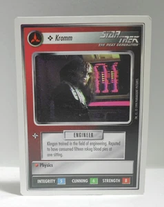 Star Trek CCG * Kromm * 1994 * 1ª Edición * Borde Blanco - Imagen 1 de 2