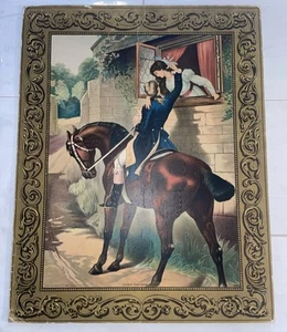 Antigua impresión a color vintage “Goodbye Sweetheart Goodbye” The James Lee Co 1905 - Imagen 1 de 4