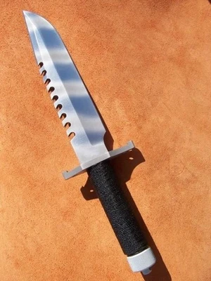 Custom Handmade Carbon Steel Rambo First Blood Replica Hunting  Camping Knife... - Image 1 of 4