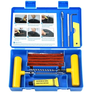 Tire Repair Kit with Plugs, Tire Plug Kit Heavy Duty Professional for Car, AT... - Picture 1 of 7