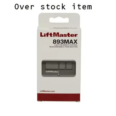LiftMaster 893MAX 3 botones visera control remoto abridor de puerta de garaje Foto 1 de 3