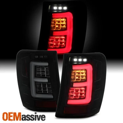 Lâmpada traseira fumê preta barra de luz LED completa barra de luz [tubo E] Grand Cherokee 1999-2004 - Imagem 1 de 4