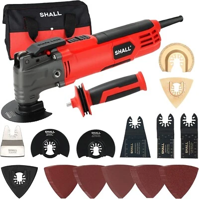 SHALL Oscillating Tool,Oscillating-Multi Tool,Multi Tool,500W 34Pc Accessories - Image 1 of 4