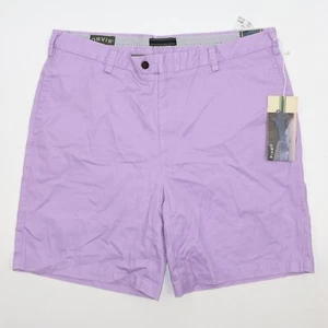 New Orvis Men's Signature Twill  Cotton Shorts 38 NWT Purple 8.5” Inseam - Picture 1 of 14