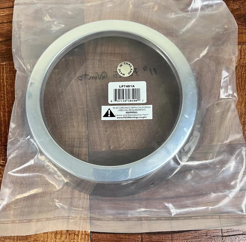 LP7481A- Bottom Ring Chrome For Patato 11" Quinto. - Image 1 of 3