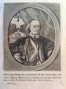 Mauritio Prince Of Nassau Gran Cross From Order Of Malta, Airline Indie - Picture 1 of 4