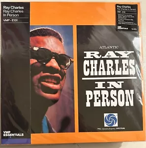 RAY CHARLES – RAY CHARLES IN PERSON - VMP-E131 180G BLUE VINYL LP NEW - A13 - Picture 1 of 2