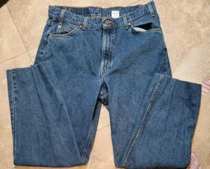 Vintage Levis 550 Orange Tab Relaxed Fit Jeans Made In USA. W36 L34 - Picture 1 of 5