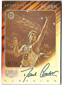 DAVE COWENS 2015 PANINI GALA AUTO AUTOGRAPH CELTICS GENREGRAPHS CARD #21/25! - Picture 1 of 1