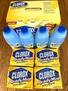Clorox Ready Mop Refill Pack w/32 Cleaning Pads & 4 Cleaner Liquid Bottles - Picture 1 of 3