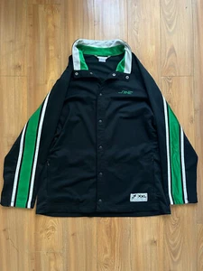 Nike Swoosh Button Jacket Limited Edition Series Black Green Mens Size XXL - Picture 1 of 14