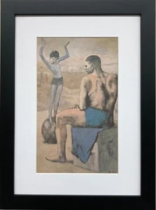 Pablo Picasso "Acrobat on a Ball 1905"  FRAMED Art Print Cubism Museum Spain - Picture 1 of 3