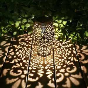 Kaixoxin Solar Lantern Lights for Hanging or Table Outdoor Solar Light for Patio - Picture 1 of 6