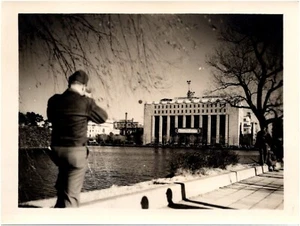 General MacArthur HQ at Christmas Dai-ichi Building Tokyo Japan 1940s Photo - Picture 1 of 2