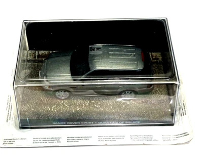 James Bond Car Collection 1/43 007 Range Rover Sport Quantum Of Solace Silver - Image 1 of 4