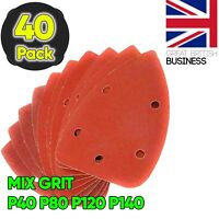 TRIANGLE SANDING PAD DELTA MIXED PALM MOUSE SANDER SAND PAPER SHEET VELCRO