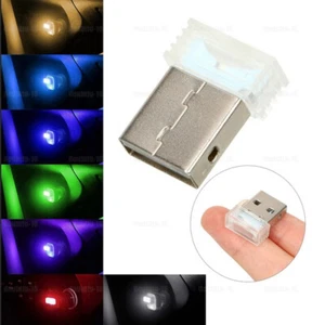 1x Mini USB LED Light Car Interior Atmosphere Ambient Decor Lamp Car Accessories - Picture 1 of 14
