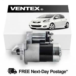 VENTEX® Starter Motor for Toyota Aygo Citroen C1 Peugeot 107 1.0 2005-2014 - Picture 1 of 5