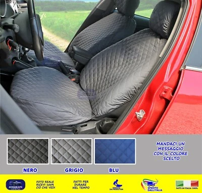 Coprisedili Lancia Delta da 2011> universali anteriori auto fodere sedili cotone - Immagine 1 di 4