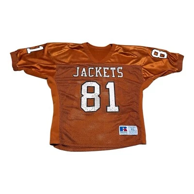 Chaquetas de fútbol recortadas 81 vintage de los 90 Russell Athletics camiseta adulto XL Foto 1 de 4