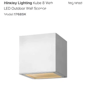 Hinkley Kube 1768SW Small Down Light - Picture 1 of 3