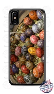 Colorful Easter Eggs Spring Time Phone Case For iPhone 15 Samsung s23 Google 7a - Picture 1 of 4