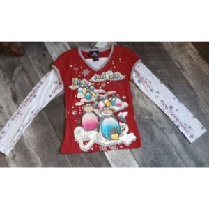 Bobby Jack Girls Size 14 Christmas Shirt - NWT - Picture 1 of 8